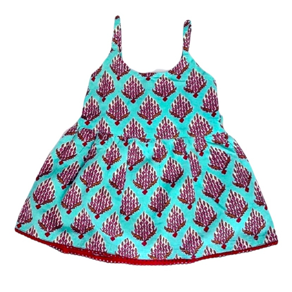 YO BABY Floral & Lace Dress & Diaper Cover Set Size 3-6 months 2-Piece